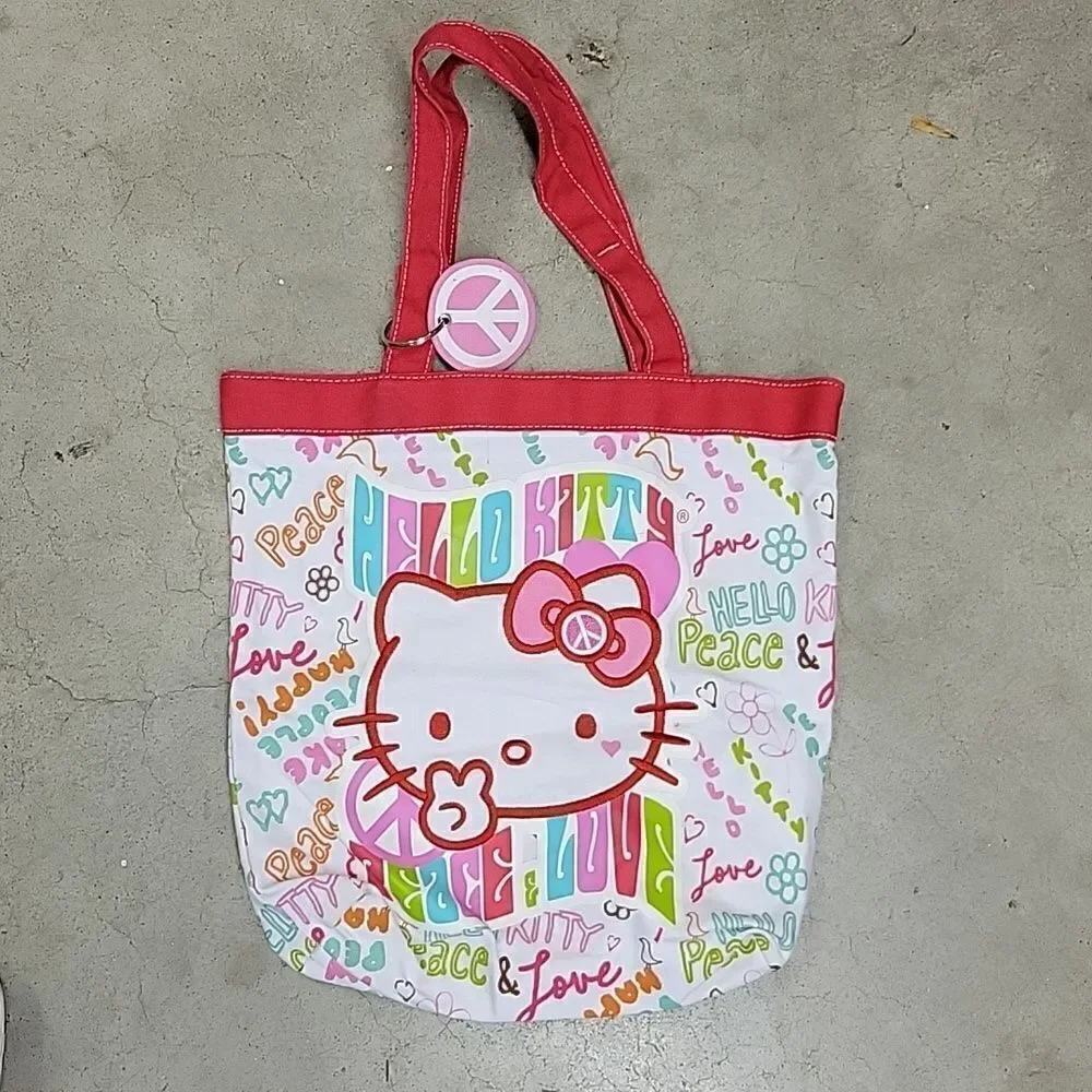 Hello Kitty totes, bag, books, dvd and thermos‎